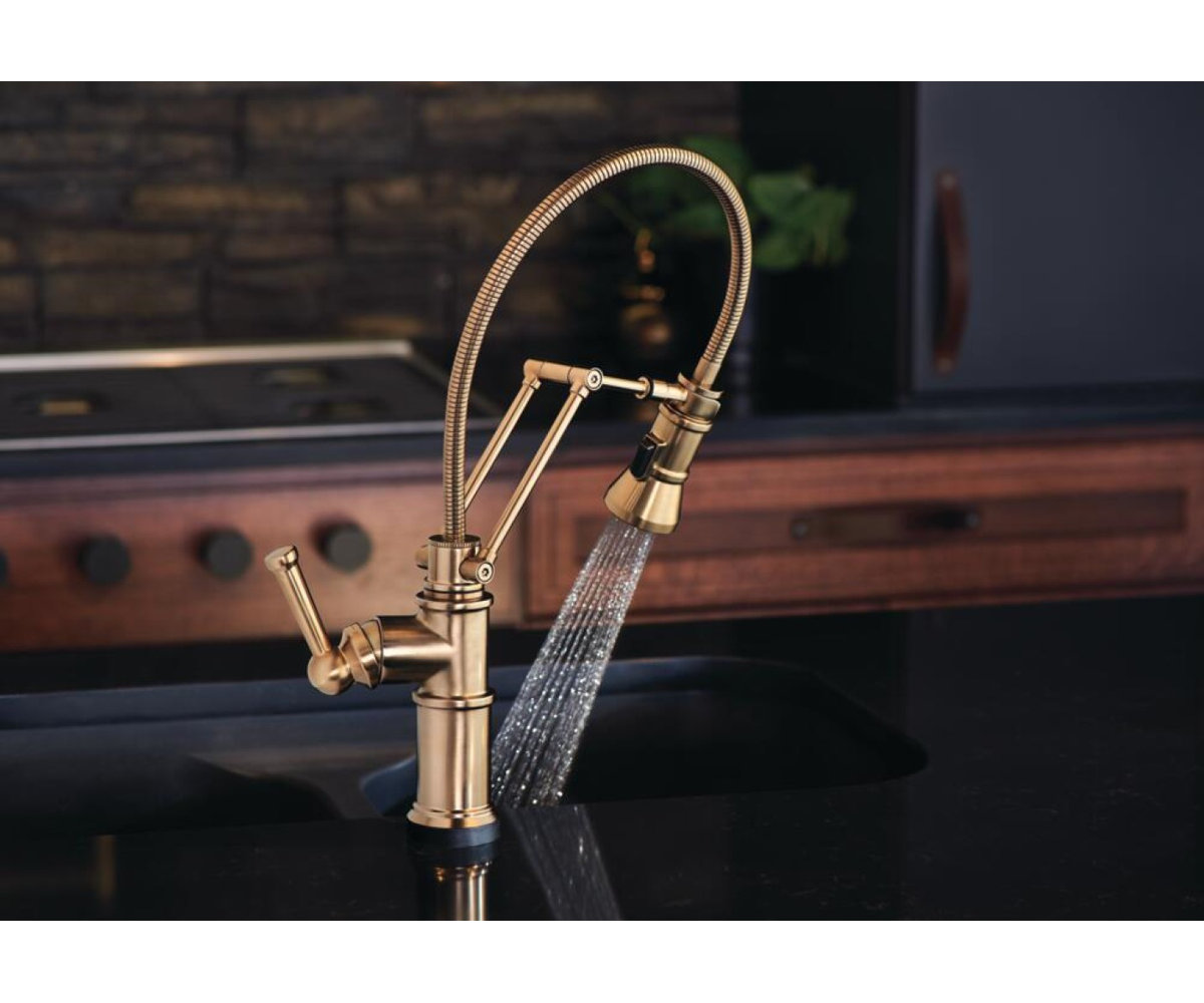 Brizo Artesso® Smarttouch® Articulating Faucet With Finished Hose ...